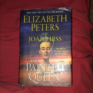 Elizabeth Peters & Joan Hess The Painted Queen - Blue Cover